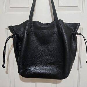 Banana Republic large leather tote bag